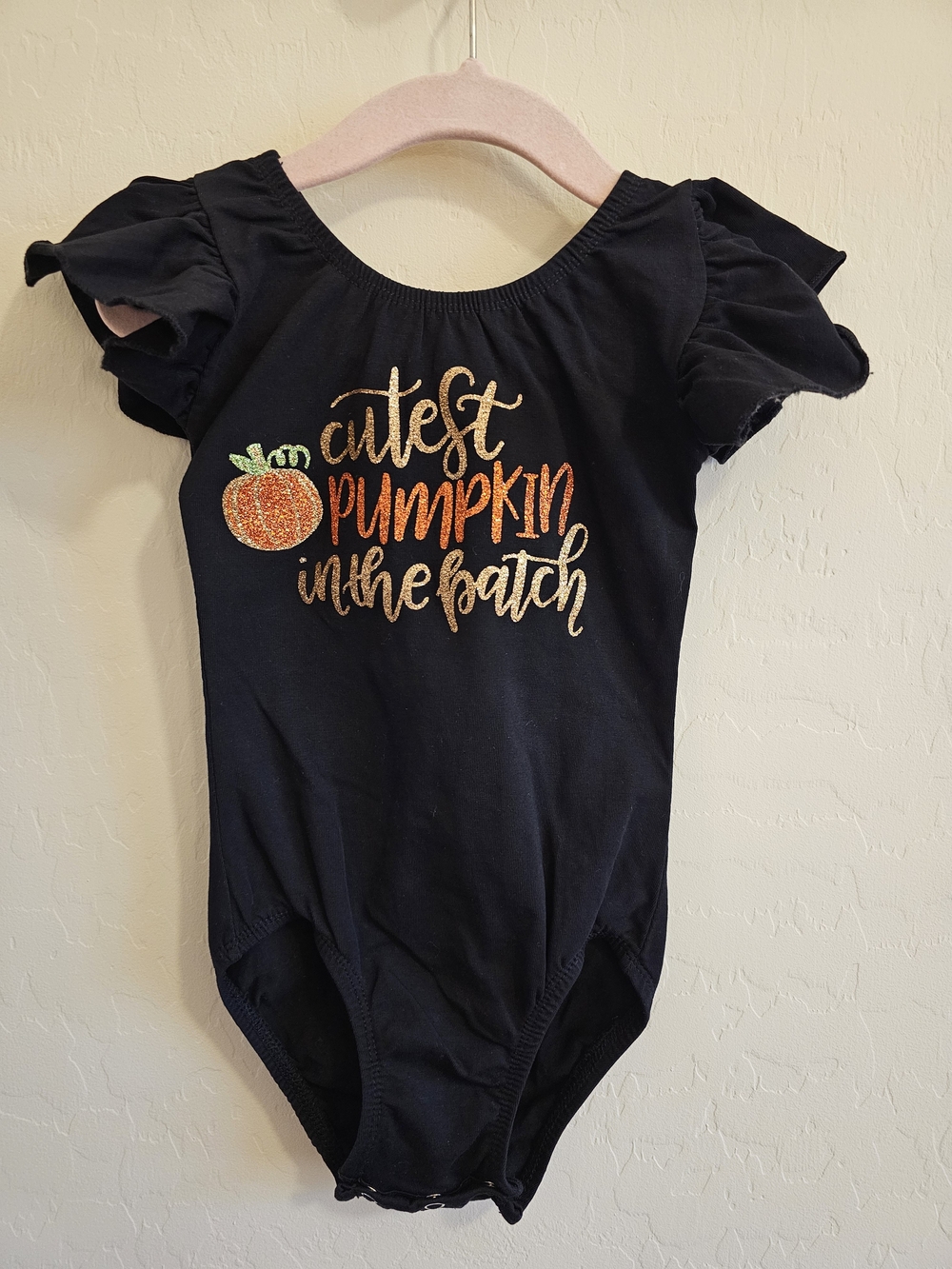 Mama & Addy's Bowtique Cutest Pumpkin In The Patch Leotard 3T